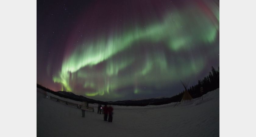 Best Value Aurora Viewing - Basic Winter, Whitehorse, YT