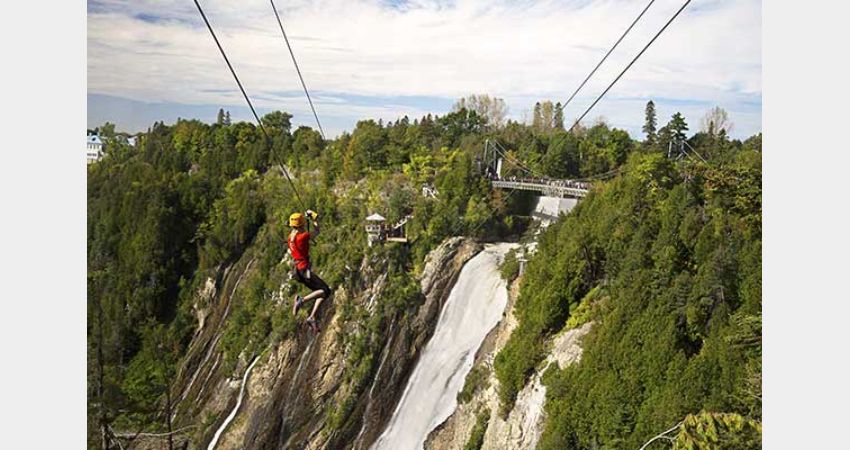 Quebec City - Parc de la Chute-Montmorency – Double Zipline
