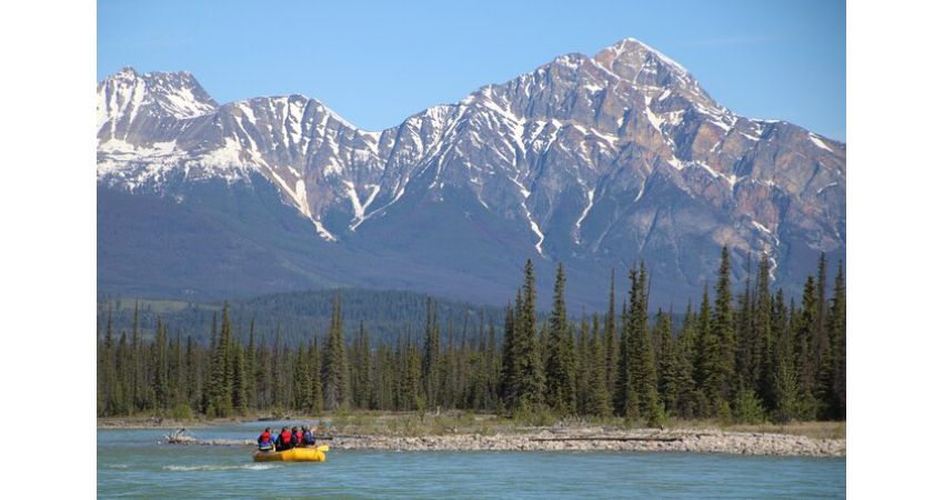 Jasper - Athabasca Mile 5 – Rafting Tour